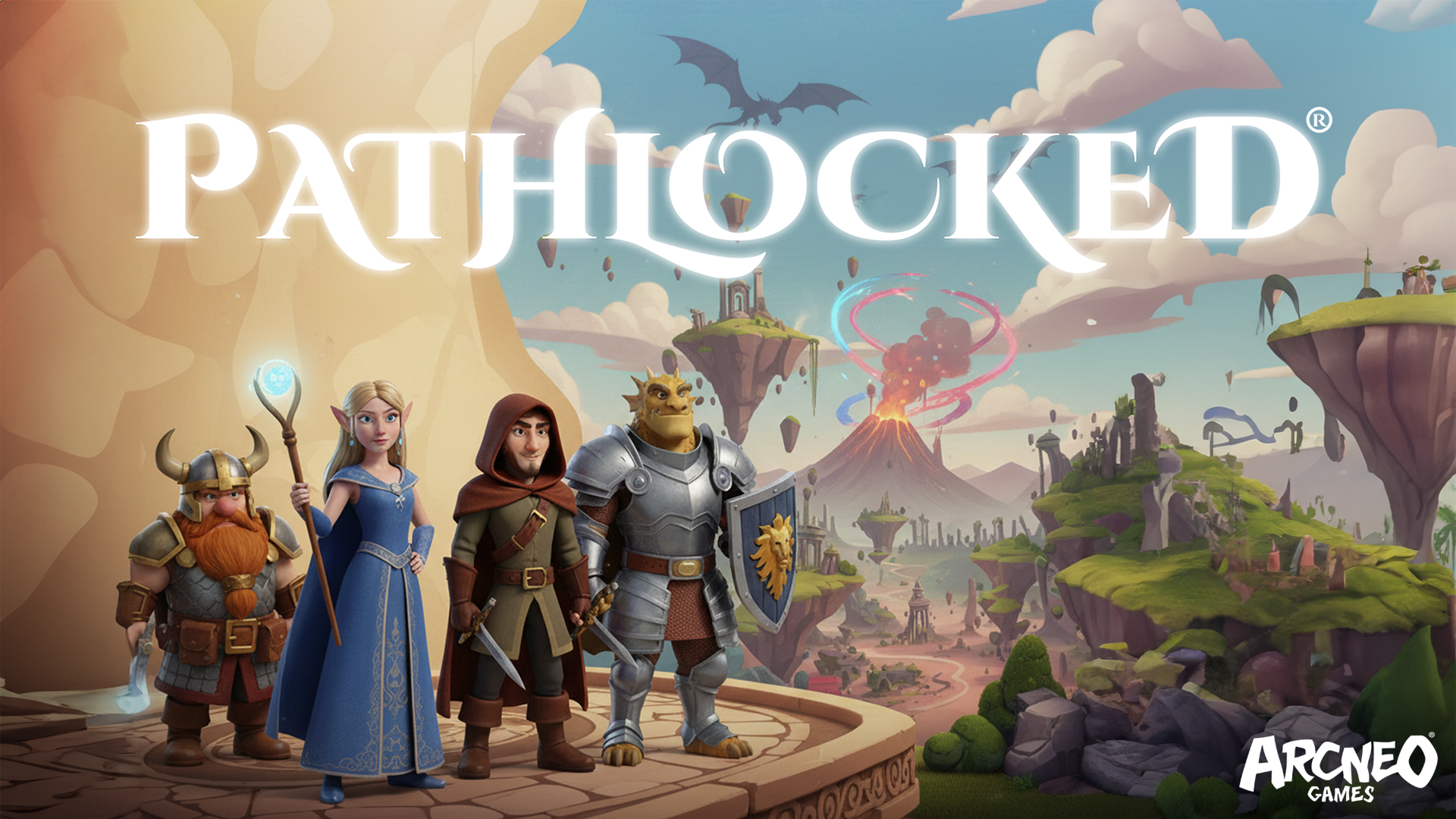 Pathlocked artistic direction and visual design - Card-based adventure game by Arcneo Games indie studio
