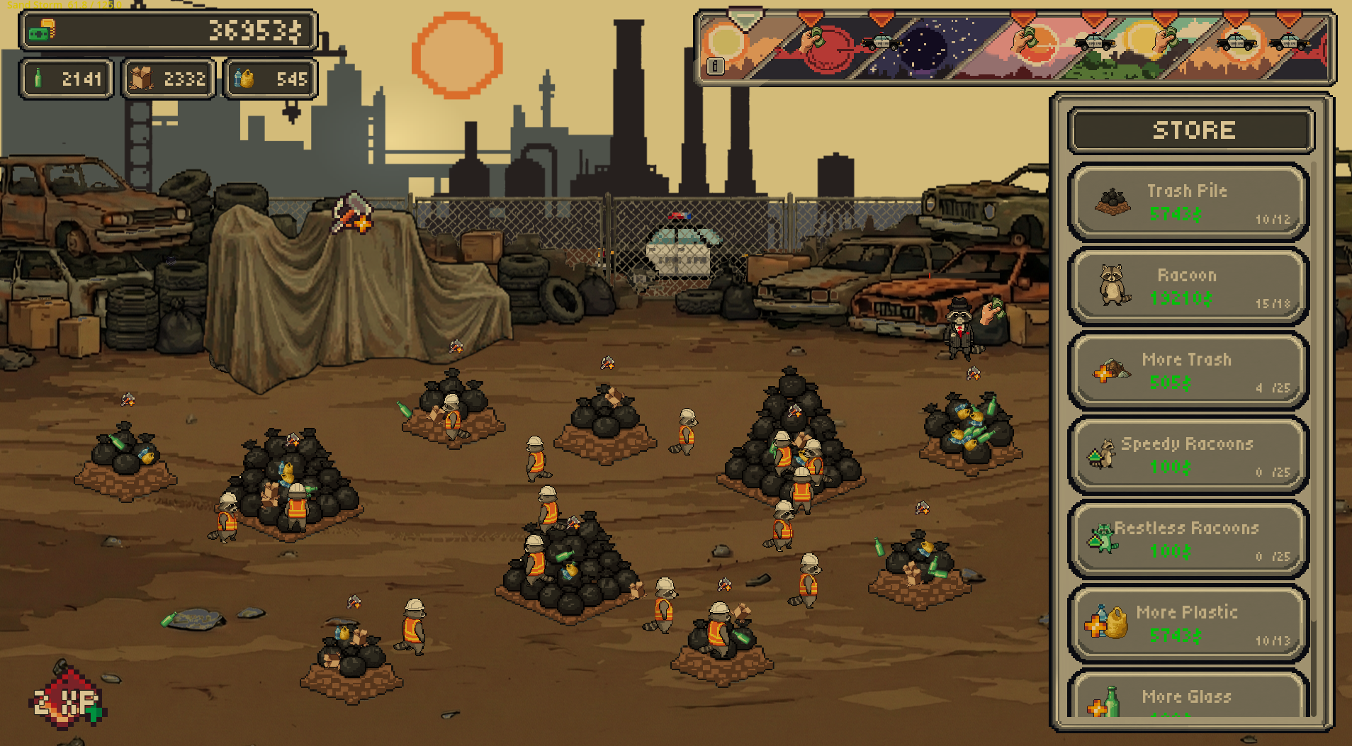 RacooNation disguise mode - raccoons hiding from police